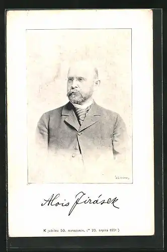 AK Schriftsteller Alois Jirásek