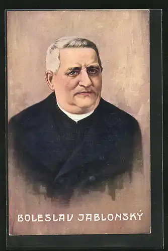 Künstler-AK Portrait von Boleslav Jablonský