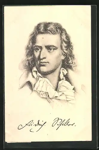 Künstler-AK Portrait von Friedrich Schiller