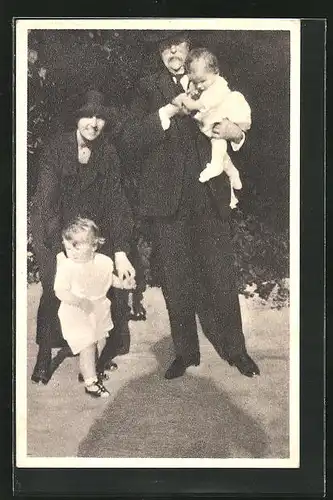 AK Präsident Masaryk (TGM) mit Nachkommen