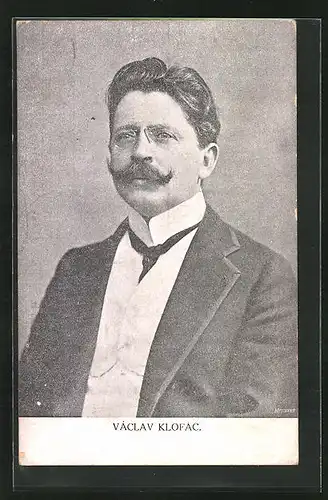 AK Portrait von Václav Klofac