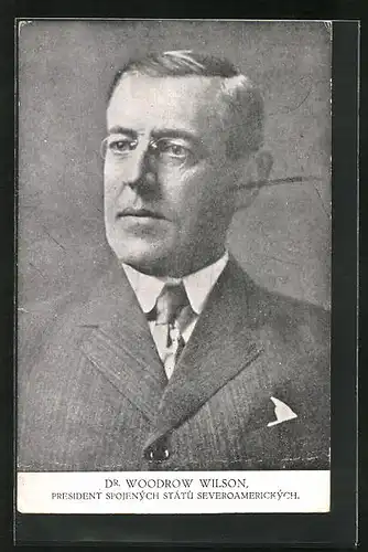 AK Präsident der USA Dr. Woodrow Wilson