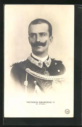AK Bildnis des italienischen Königs Vittorio Emanuele I.