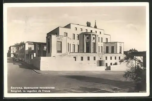 AK Beograd, La Legation de France, Botschaft