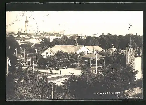 AK Pisek, Vystava 1922, Ausstellungsgelände