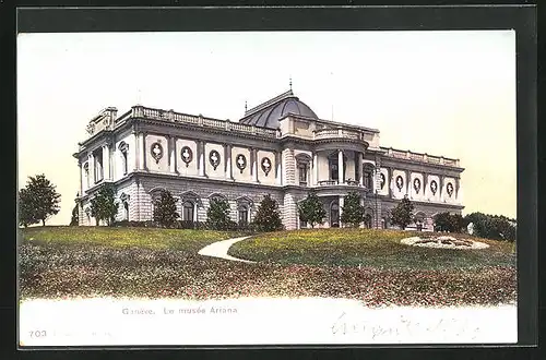 AK Genève, Le musée Ariana