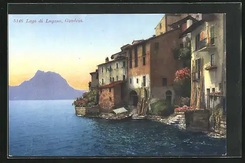 AK Gandria, Wohnhäuser am Luganer See