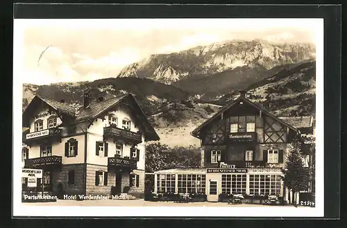 AK Partenkirchen, Hotel Werdenfelser Michl