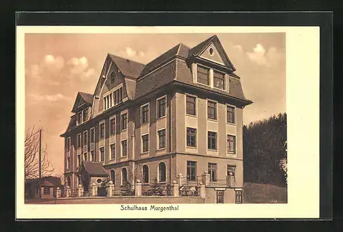 AK Murgenthal, Schulhaus, Frontseite