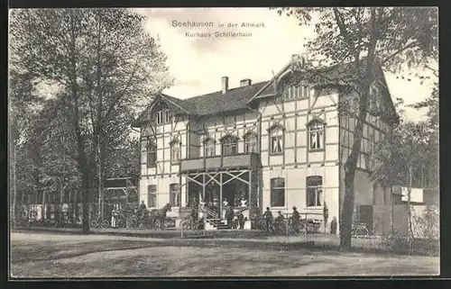 AK Seehausen /Altmark, Kurhaus Schillerhain