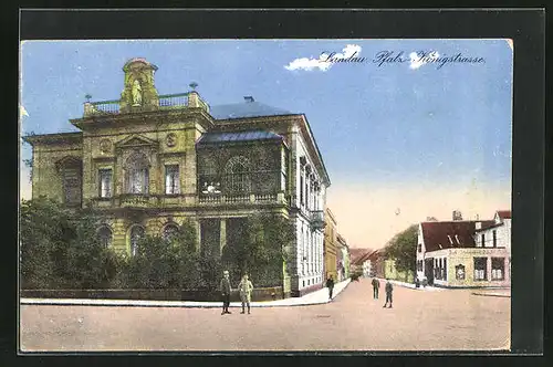 AK Landau /Pfalz, Königstrasse mit Gasthaus