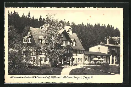 AK Bärenburg /Erzgeb., Hotel Fremdenheim Helenenhof