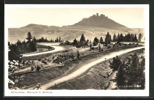 AK Nürburg, Nürburgring, Karussell, Autorennen