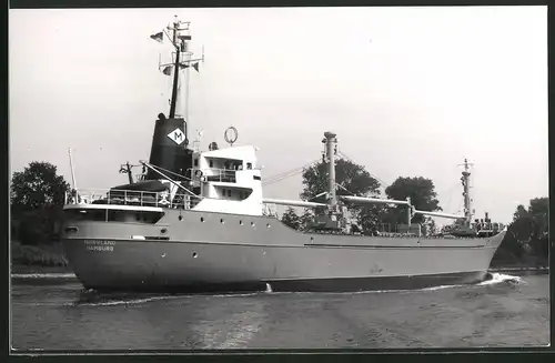 Fotografie Frachtschiff Norrland Heimathafen Hamburg