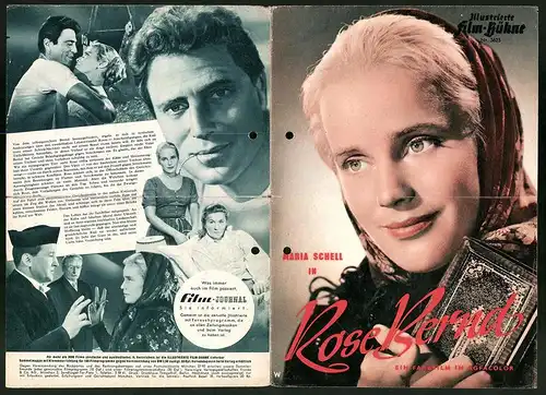 Filmprogramm IFB Nr. 3625, Rose Bernd, Maria Schell, Käthe Gold, Raf Valone, Regie: Wolfgang Staudte