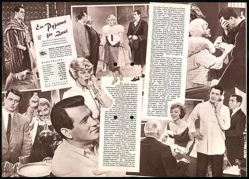 Filmprogramm IFB Nr. 6020, Ein Pyjama für zwei, Rock Hudson, Doris Day, Tony Randall, Regie: Delbert Mann