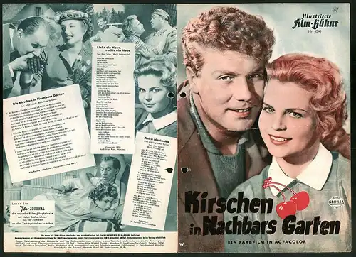 Filmprogramm IFB Nr. 3340, Kirschen in Nachbars Garten, Oskar Sima, Grethe Weiser, Gundula Korte, Regie: Erich Engels