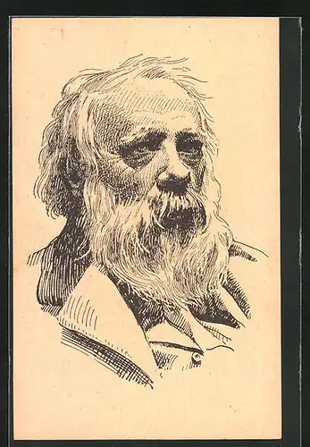 AK Portrait von Jaroslav Vrchlicky, Dichter