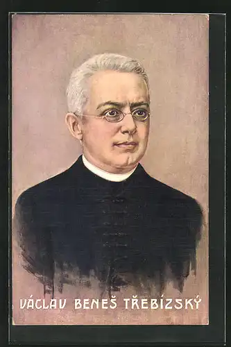 AK Portrait von Vaclav Benes, Schriftsteller