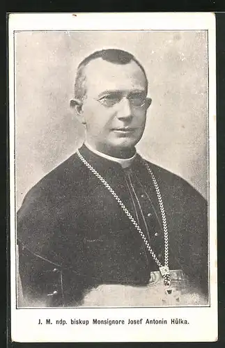 AK J. M. ndp. biskup Monsignore Josef Antonin Hulka