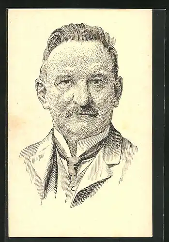 AK Portrait von B. Förster, Komponist