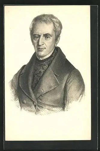 AK Portrait von Antonin Marek, 1785-1877, Basnik a myslitel