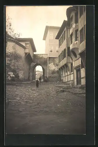 AK Plovdiv, Blick in eine Strasse