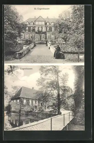 AK Preussisch Oldendorf, Schloss Gross Engershausen