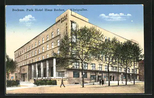 AK Bochum, Park Hotel Haus Rechen, Königsallee