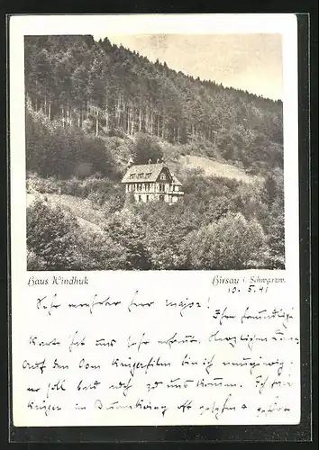 AK Hirsau /Schwarzwald, Haus Windhuk