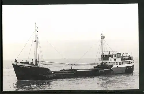Fotografie Frachtschiff Ellewoutsdijk auf See