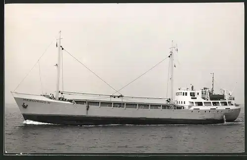 Fotografie Frachtschiff Mercurius H. auf See