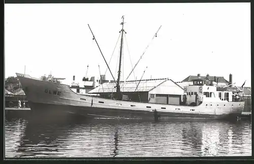 Fotografie Frachtschiff Olwe im Hafen