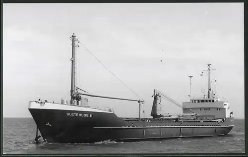 Fotografie Frachtschiff Buxtehude II vor Anker