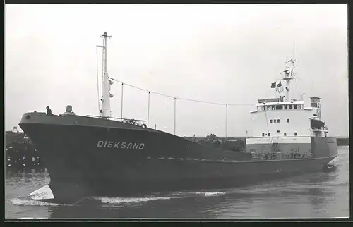 Fotografie Frachtschiff Dieksand in Fahrt