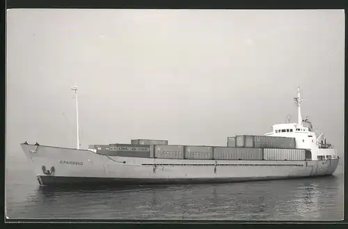 Fotografie Containerschiff Craigavad auf See