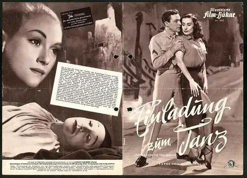 Filmprogramm IFB Nr. 3430, Einladung zum Tanz, Claire Sombert, Gene Kelly, Regie: Gene Kelly
