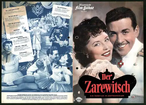 Filmprogramm IFB Nr. 2532, Der Zarewitsch, Sonja Ziemann, Luis Mariano, Regie: A. M. Rabenalt