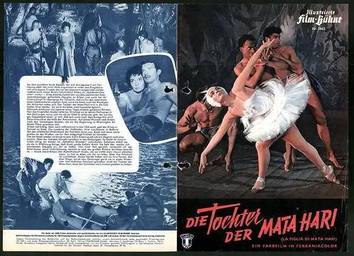 Filmprogramm IFB Nr. 2663, Die Tochter der Mata Hari, Ludmilla Tscherina, Erno Crisa, Regie: Renzo Merusi