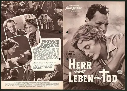 Filmprogramm IFB Nr. 2650, Herr über Leben und Tod, Maria Schell, Ivan Desny, Wilhelm Borchert, Regie: Victor Vicas