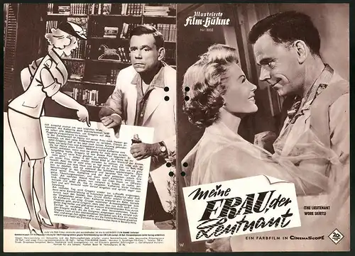 Filmprogramm IFB Nr. 3232, Meine Frau, der Leutnant, Tom Ewell, Sheree North, Rita Moreno, Regie: Frank Tashlin