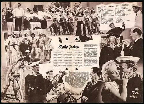 Filmprogramm IFB Nr. 1270, Blaue Jacken, Nils Poppe, Annalisa Ericson, Karl-Arne Homsten, Regie: Rolf Husberg