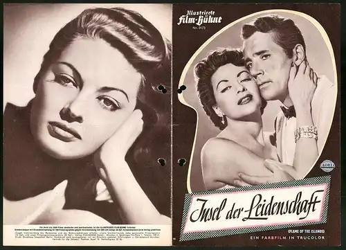 Filmprogramm IFB Nr. 3173, Insel der Leidenschaft, Yvonne de Carlo, Howard Duff, Zachary Scott, Regie: Edward Ludwig