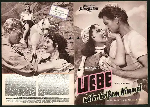 Filmprogramm IFB Nr. 3241, Liebe unter heissem Himmel, Jean Marais, Delia Scala, Kerima, Regie: Robert Darene