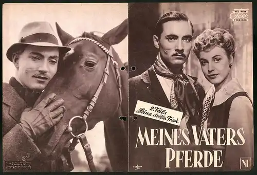 Filmprogramm DNF, Meines Vaters Pferde, Martin Benrath, Reinhold Schünzel, Anneliese Kaplan, Regie: Gerhard Lamprecht