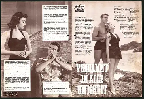 Filmprogramm DNF, Verdammt in alle Ewigkeit, Burt Lancaster, Montgomery Clift, Deborah Kerr, Regie: Fred Zinnemann