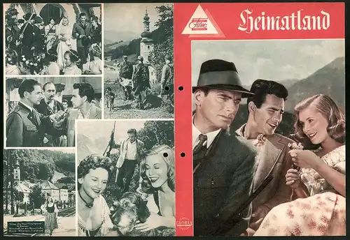 Filmprogramm DNF, Heimatland, Rudolf Prack, Adrian Hoven, Marianne Sonnleitner, Regie: Franz Antel