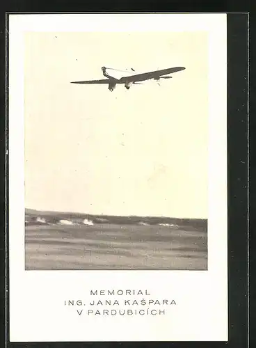 AK Pardubice, Memorial Ing. Jana Kaspara, Flugzeug im Fluge