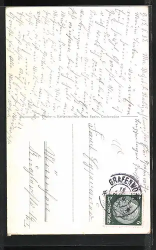 AK Grafenwöhr, Truppenlager, Hauptwache und Forsthaus, Luitpoldpark
