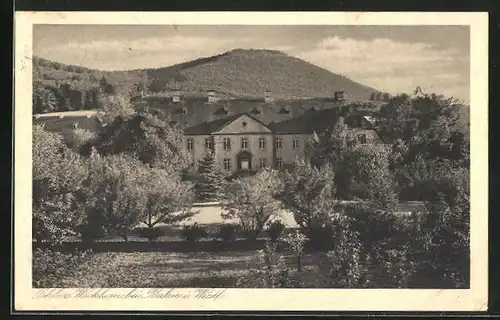 AK Balve i. Westf., Schloss Wocklum mit Berg